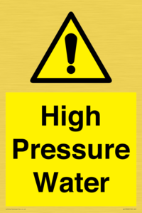 High Pressure Water